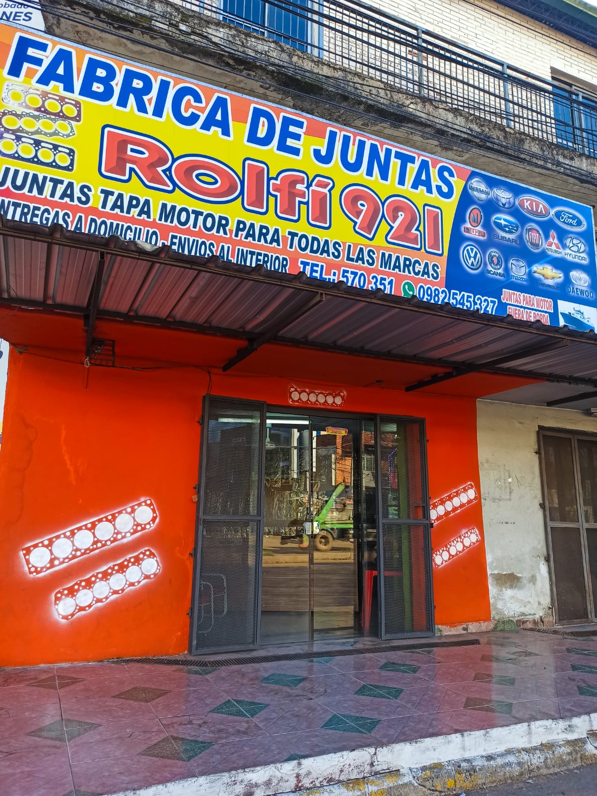 Local fábrica de juntas Paraguay exterior